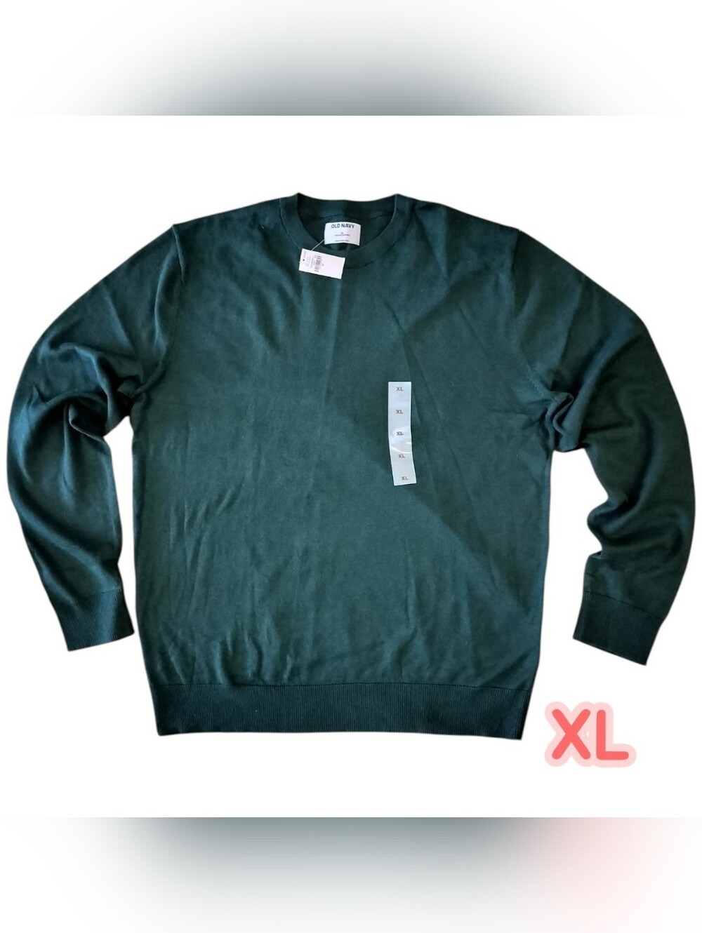 Old Navy Green Knit Sweatshirt – Women’s XL – Brand New Cozy Pullover